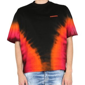 Refresh your wardrobe with the Dsquared2 men's T-SHIRT "D2 FLAME" in MULTICOLOUR