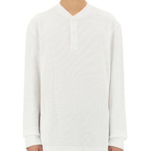 Refresh your wardrobe with the BARACUTA X BARBOUR men's T-SHIRT "HENLEY" in White