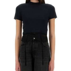 Refresh your wardrobe with the Balenciaga women's T-SHIRT LINGERIE in Black