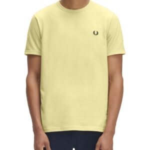Discover the authentic FRED PERRY men's T-SHIRT RINGER in Yellow