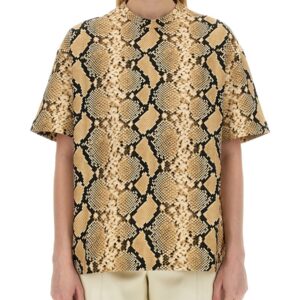 Explore the authentic JIL SANDER women's T-SHIRT WITH ANIMAL PATTERN in ANIMALIER