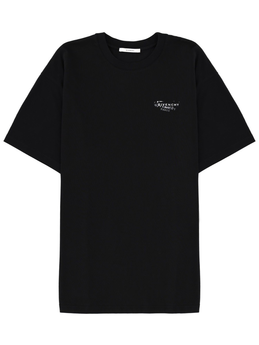 Discover the authentic Givenchy men's T-SHIRT WITH LOGO in Black