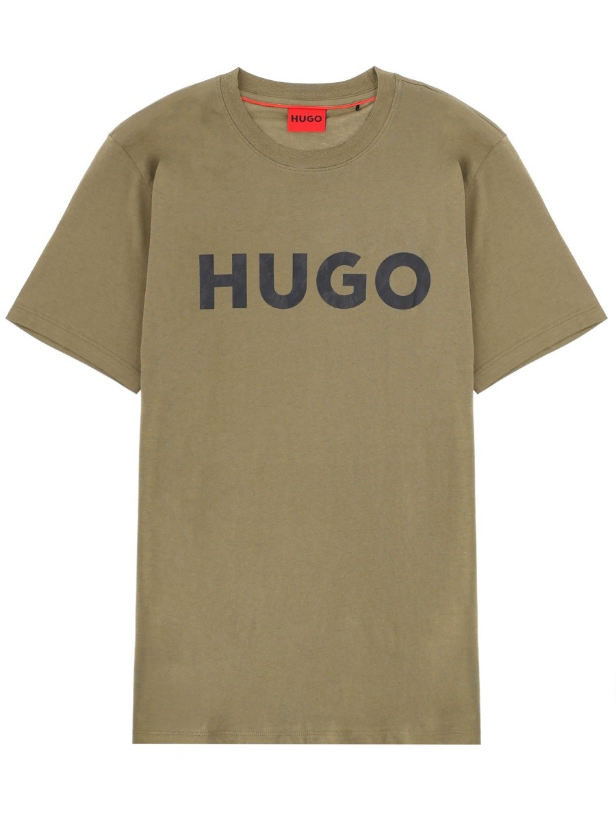 Discover the authentic Hugo men's T-SHIRT WITH LOGO in GREEN