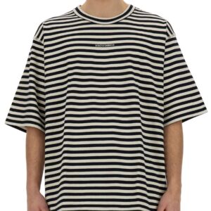 Explore the authentic Dolce & Gabbana men's T-SHIRT WITH LOGO in MULTICOLOUR