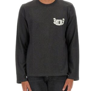 Elevate your look with the COURREGES men's T-SHIRT WITH LOGO in Black