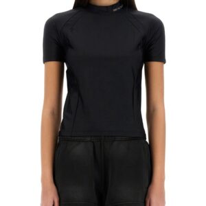 Explore the authentic ALEXANDERWANG.T women's T-SHIRT WITH LOGO in Black
