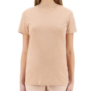 Discover the authentic Moncler women's T-SHIRT WITH LOGO in Pink