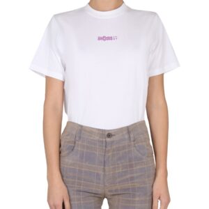 Discover the authentic MCQ women's T-SHIRT WITH LOGO in White