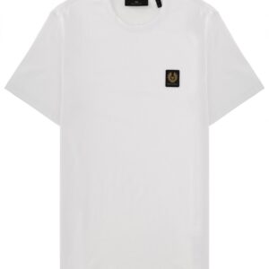Refresh your wardrobe with the BELSTAFF men's T-SHIRT WITH LOGO PATCH in White