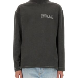 Discover the authentic ERL men's T-SHIRT WITH PRINT in Black