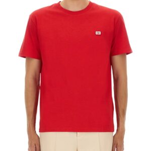 Explore the authentic Valentino men's T-SHIRT WITH SIGNATURE VLOGO in Red