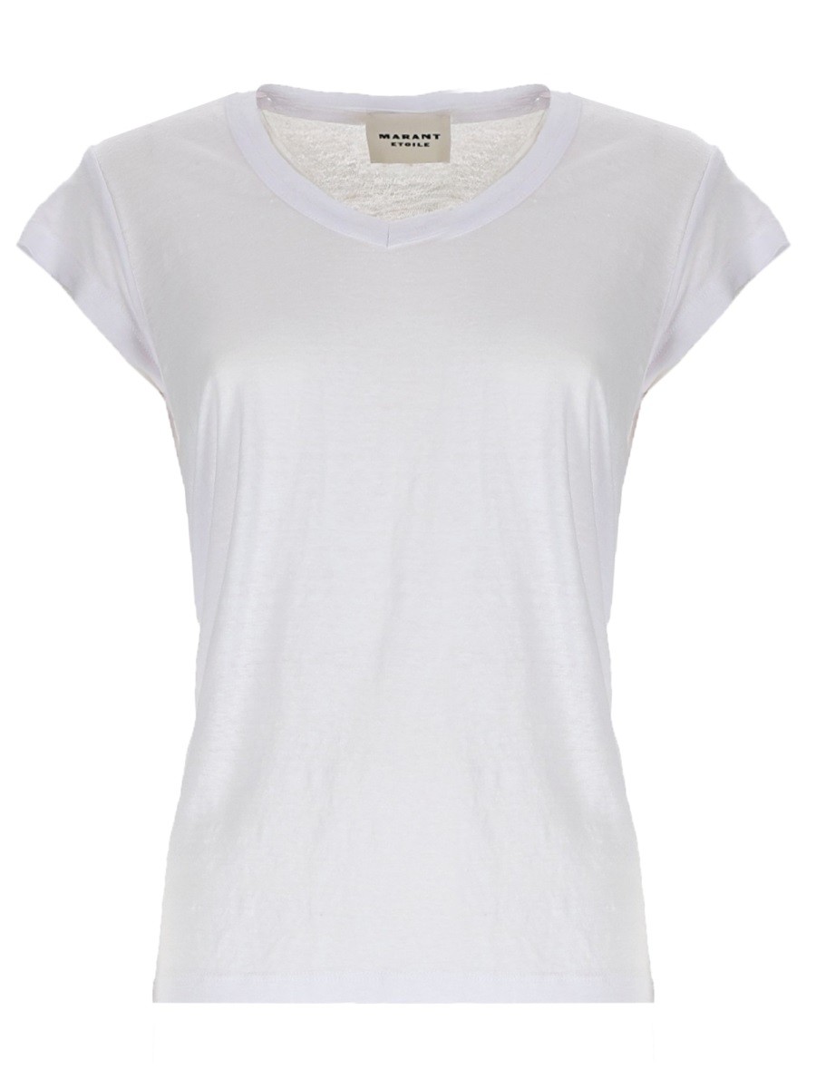 Refresh your wardrobe with the MARANT ETOILE women's T-SHIRT "ZANKOU" in White
