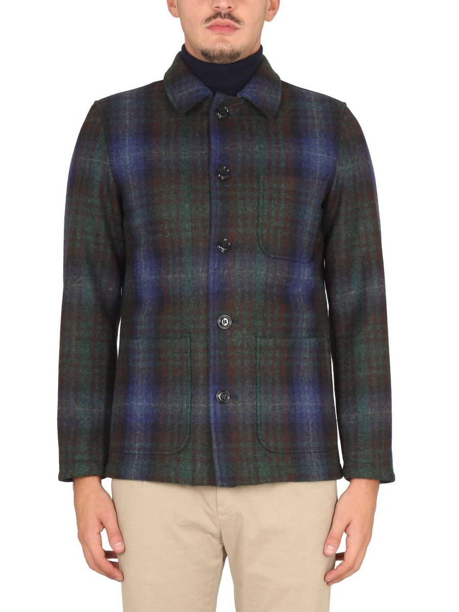 Refresh your wardrobe with the ASPESI men's TADAO WINTER JACKET in Blue
