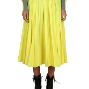 Refresh your wardrobe with the Philosophy Di Lorenzo Serafini women's TAFFETA SKIRT in Yellow