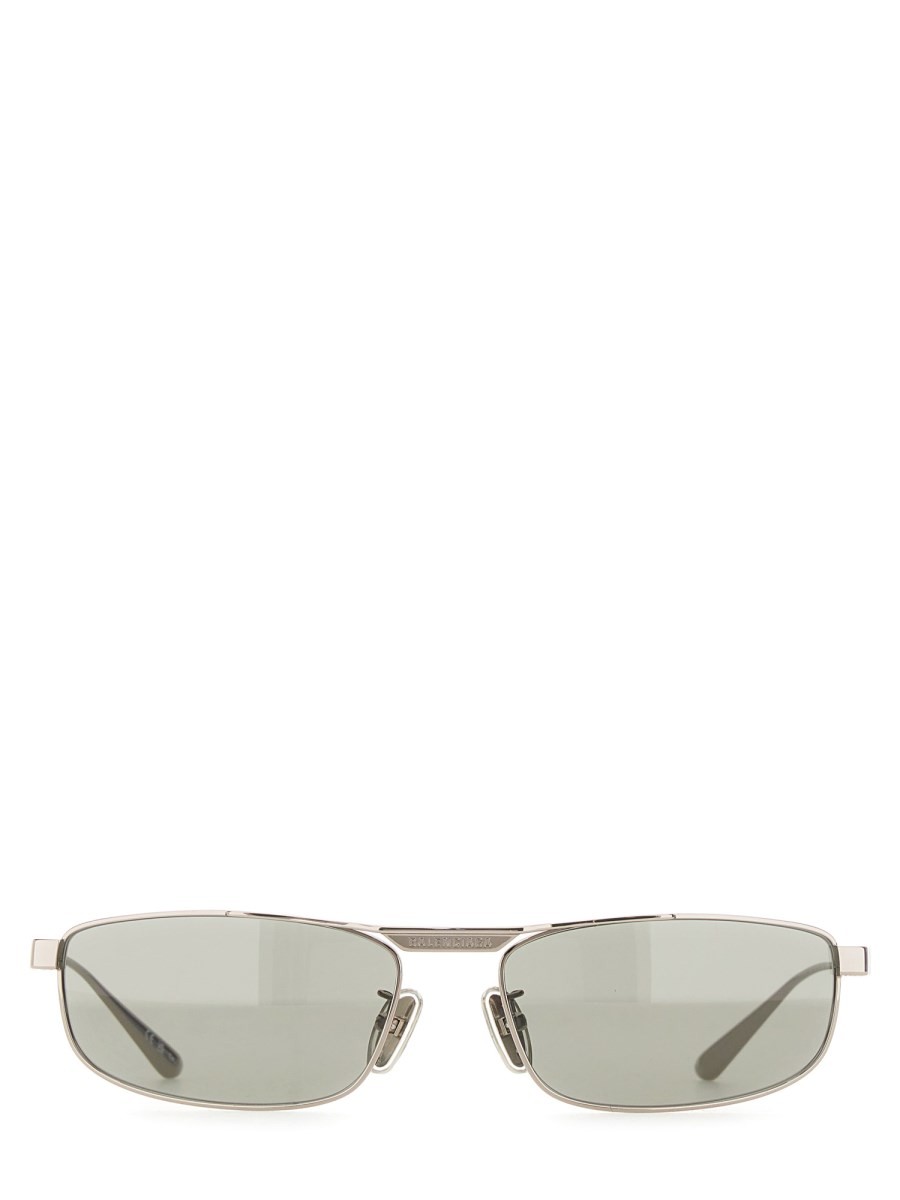 Explore the authentic Balenciaga women's "TAG 3.0 RECTANGLE" SUNGLASSES in Grey