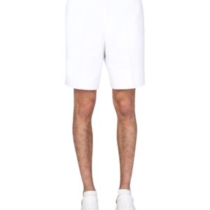 Refresh your wardrobe with the Alexander Mcqueen men's TAILORED BERMUDAS in White