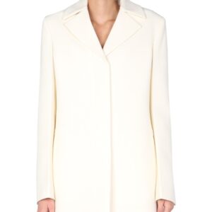 Discover the authentic JIL SANDER women's TAILORED BLAZER in Ivory