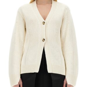 Discover the authentic Helmut Lang women's TAILORED CARDIGAN in Ivory