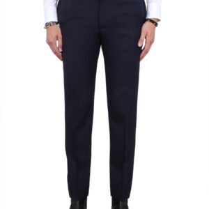Explore the authentic Alexander Mcqueen men's TAILORED CIGARETTE PANTS in Blue