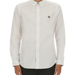Refresh your wardrobe with the PS BY PAUL SMITH men's TAILORED FIT SHIRT in White