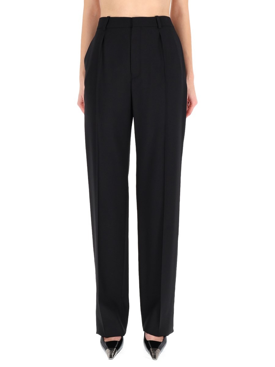 Discover the authentic Saint Laurent women's TAILORED PANTS in Black