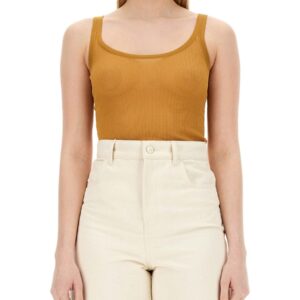 Refresh your wardrobe with the Max Mara women's TANK TOP "BASTIA" in BUFF