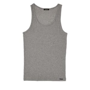 Refresh your wardrobe with the TOM FORD men's TANK TOP WITH LOGO in Grey