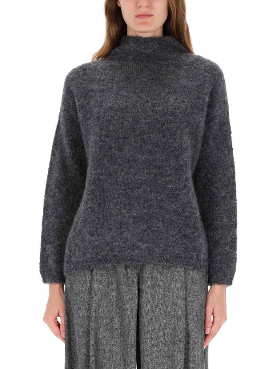 Discover the authentic S MAX MARA women's "TARO" SHIRT in CHARCOAL