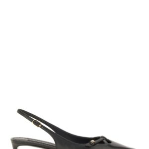 Explore the authentic Dolce & Gabbana women's TASSEL SLINGBACK SHOE in Black