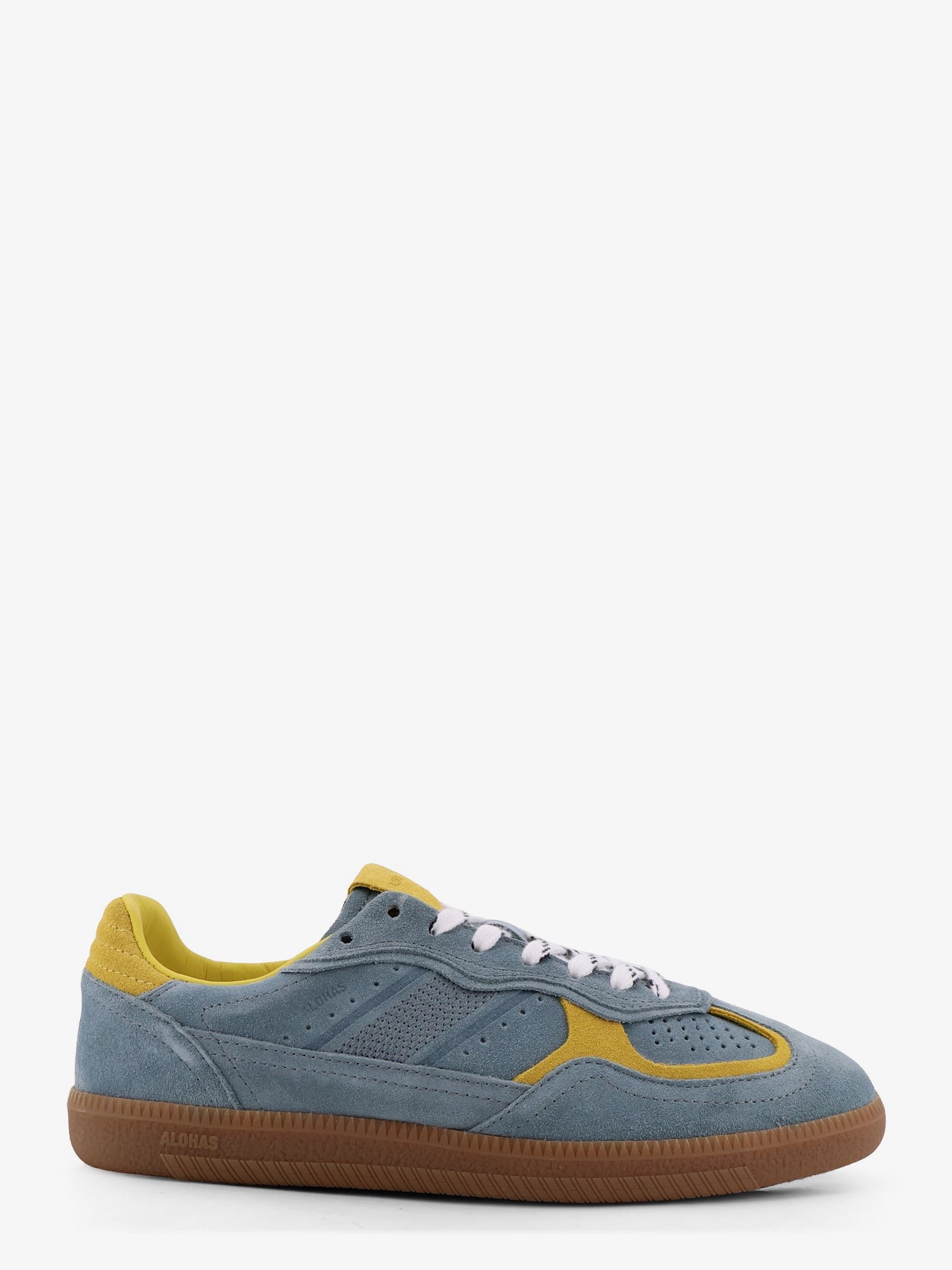 Discover the authentic ALOHAS women's Tb. 490 suede sneakers in BLUE GREY