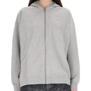 Refresh your wardrobe with the GANNI women's TEDDY SWEATSHIRT in Grey