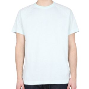 Refresh your wardrobe with the YMC men's TELEVISION T-SHIRT in Azure