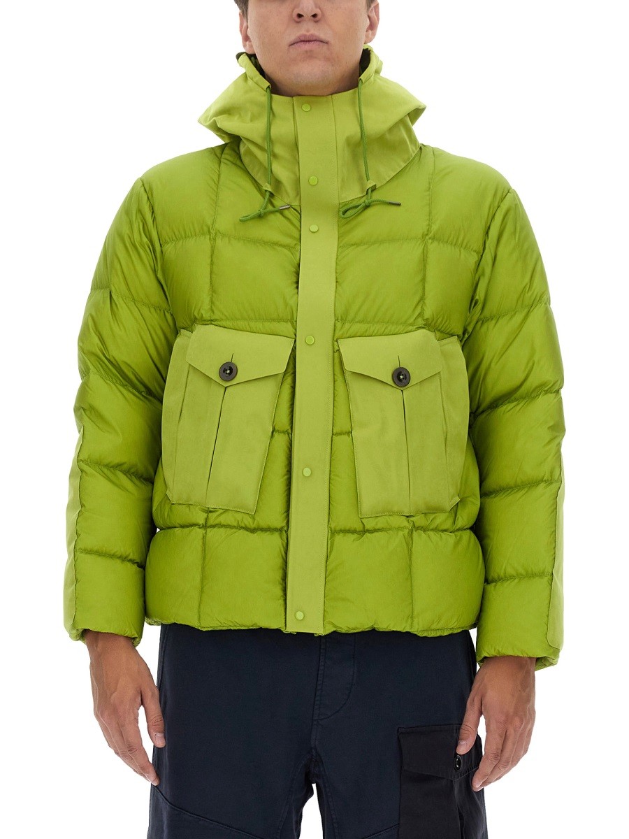 Discover the authentic TEN C men's TEMPEST COMBO JACKET in GREEN