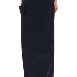Explore the authentic JEAN PAUL GAULTIER women's "THE WRAPAROUND" PANTS SKIRT in Blue