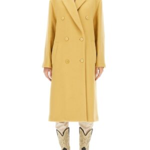 Discover the authentic Isabel Marant women's THEODORE COAT in Yellow