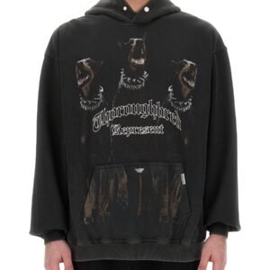 Refresh your wardrobe with the Represent men's "THOROUGHBRED" HOODIE in Black