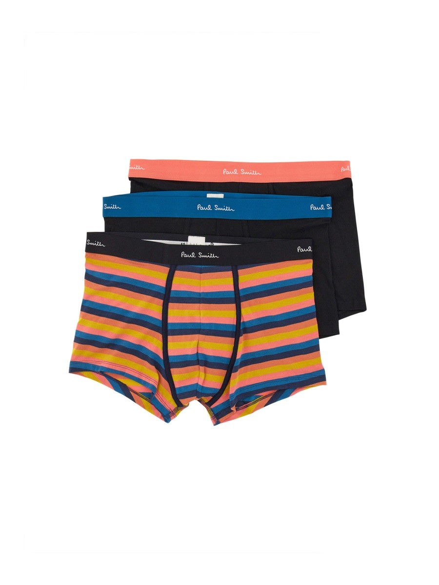 Discover the authentic PAUL SMITH men's THREE-PANTIES CONFECTION in Black