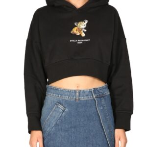 Discover the authentic stella mccartney women's "TIGER" SWEATSHIRT in Black