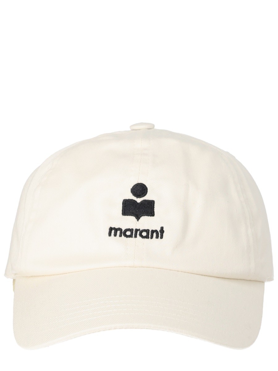 Elevate your look with the MARANT men's "TOMAS" BASEBALL CAP in Ivory