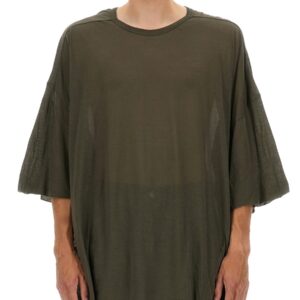 Discover the authentic RICK OWENS men's TOMMY T-SHIRT in GREEN