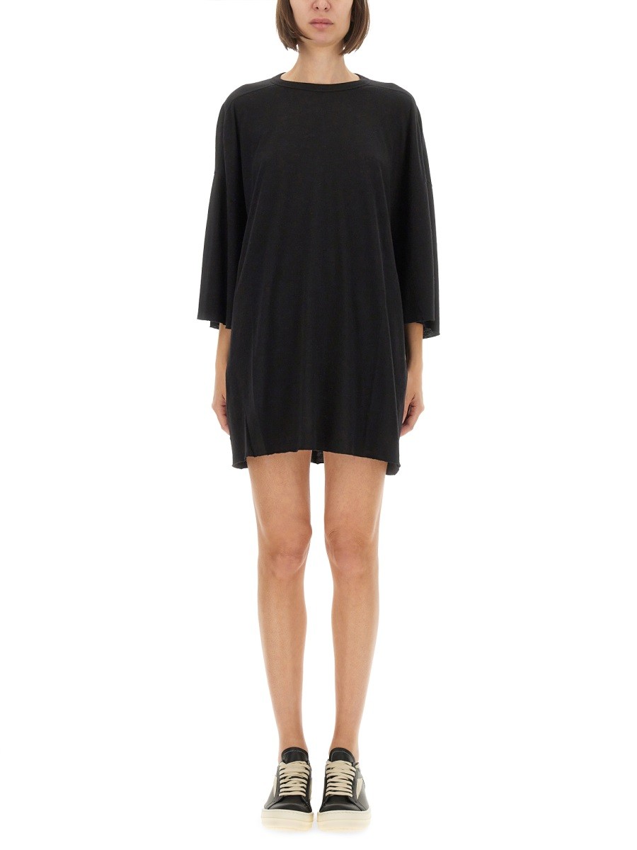 Discover the authentic RICK OWENS women's "TOMMY-T" T-SHIRT in Black
