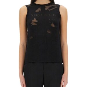 Discover the authentic Alexander Mcqueen women's TOP A INSERTS. in Black