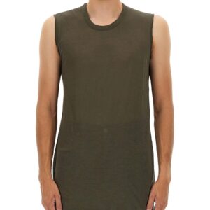 Discover the authentic RICK OWENS men's TOP BASIC in GREEN