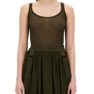 Elevate your look with the Max Mara women's TOP "BASTIA" in GREEN