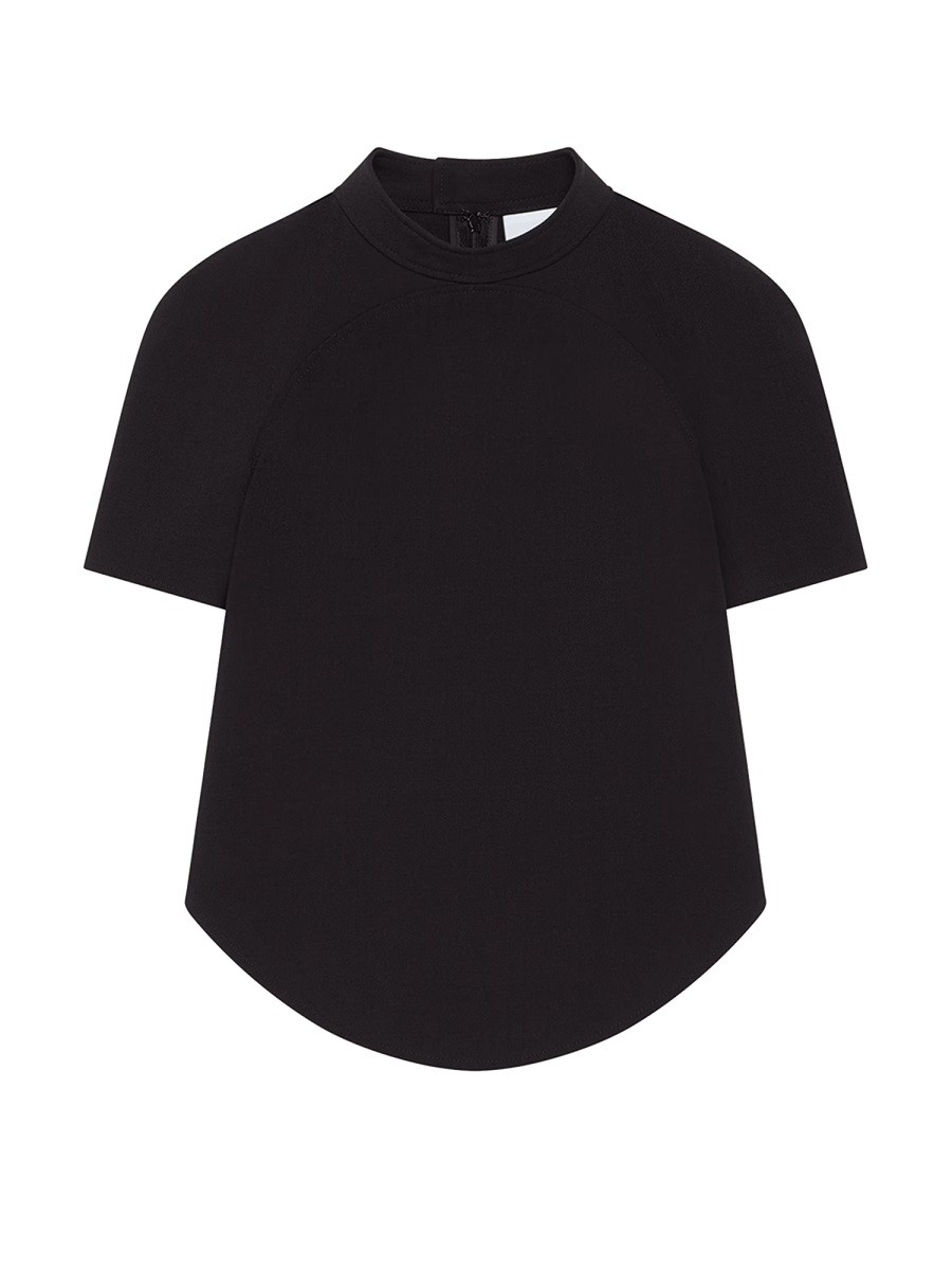 Discover the authentic COURREGES women's TOP "CIRCLE HERITAGE" in Black