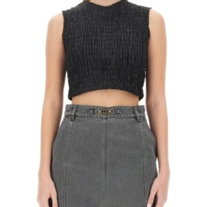Discover the authentic PATOU women's TOP CROPPED in Black