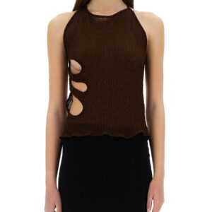 Refresh your wardrobe with the SELIA RICHWOOD women's TOP "LILY" in Brown