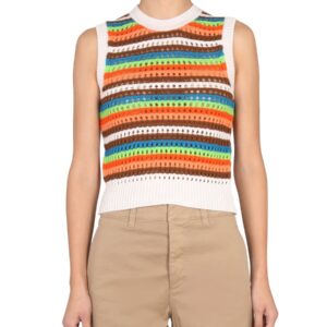 Refresh your wardrobe with the DEPARTMENT FIVE women's TOP "PATTY" in MULTICOLOUR
