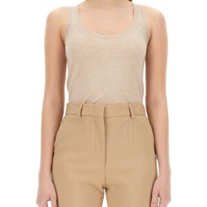 Discover the authentic Max Mara women's TOP "SUBSCRIPTION" in beige