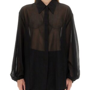 Elevate your look with the KHAITE women's TOP THE BAM in Black
